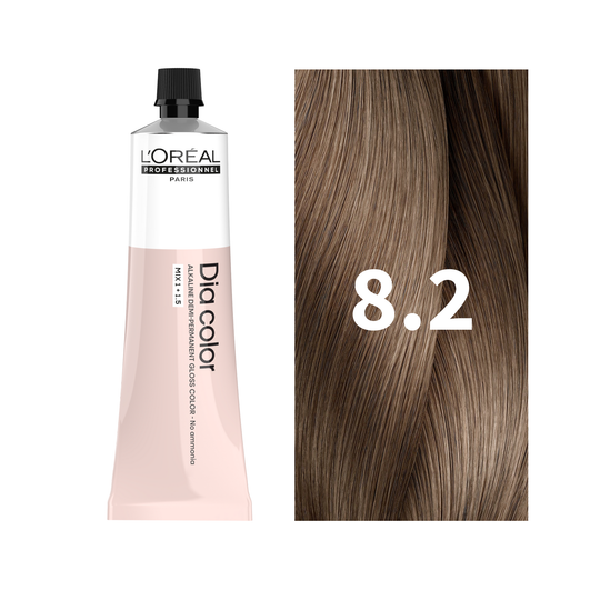 L'Oreal Professionnel Paris Dia Color 8.2 - Light Iridescent Blonde Hair Color, 60ml Buy at Indicrest