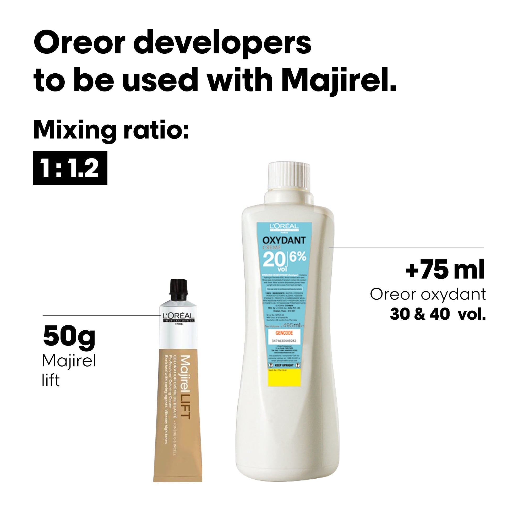 L'Oreal Professionnel Paris Majirel LIFT - 12.1 (Ash Very Light Brown) 49.5 g Indicrest Buy at Indicrest Image 5