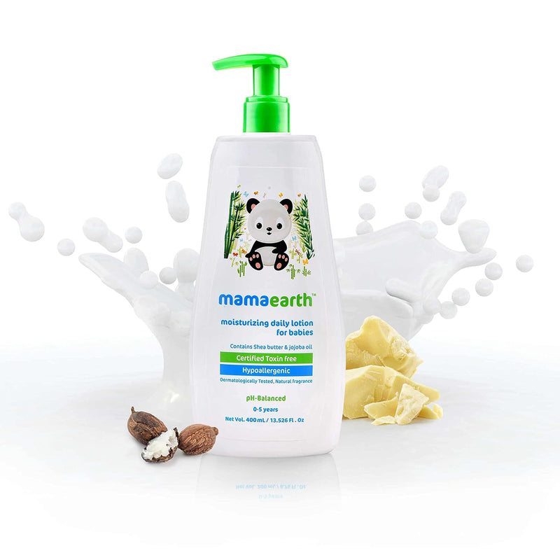 Mamaearth Baby Moisturizing Daily Lotion, 400ml - Indicrest Buy at Indicrest