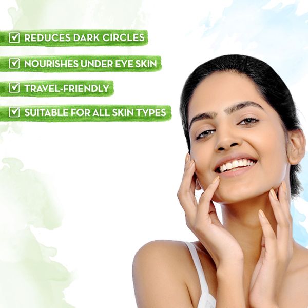 Mamaearth Eye Cream Lightweight Texture Close-Up