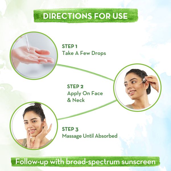 Mamaearth Ubtan Face Serum Texture Close-up