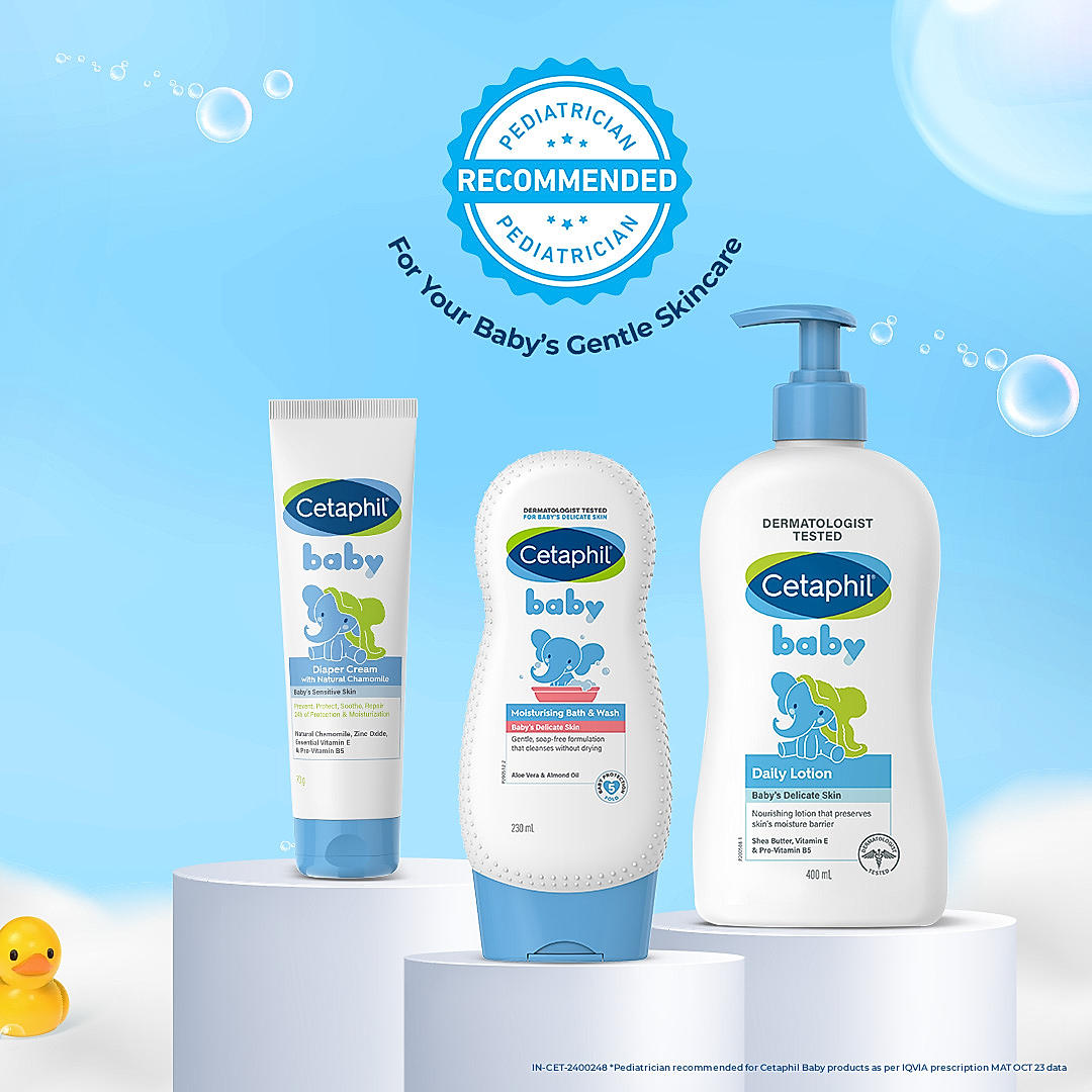 Pediatrician-recommended baby skincare product