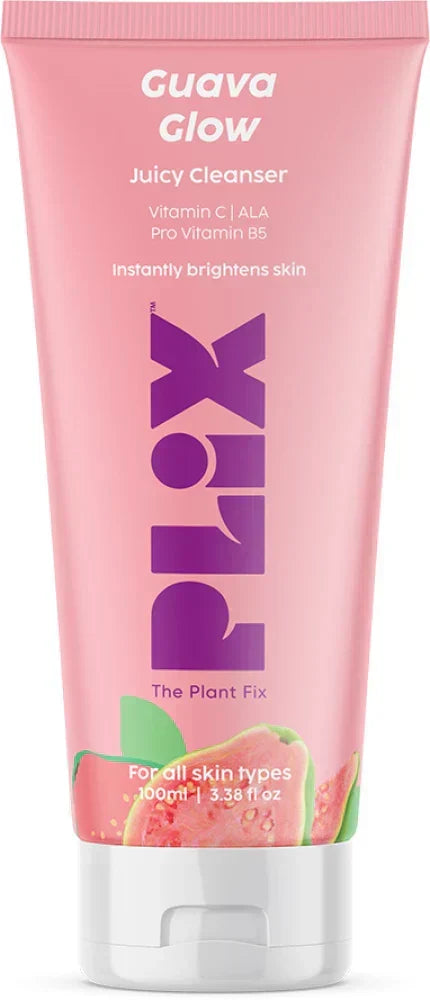 Plix Guava Glow Juicy Cleanser, 100ml - Indicrest