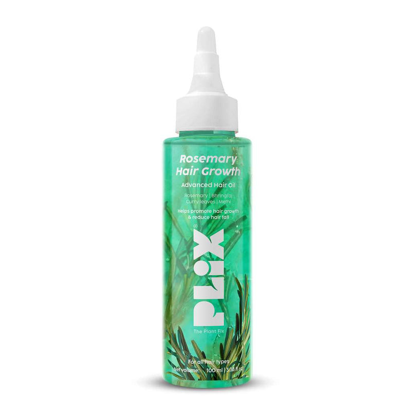 Plix Rosemary Advanced Hair Oil for Stronger Hair Follicles & Healthy Hair Growth, 100ml Buy at Indicrest