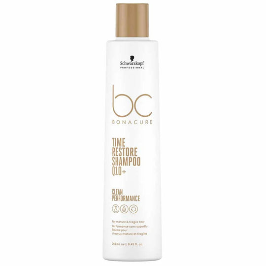 Schwarzkopf Professional BC Bonacure Time Restore Shampoo Q10+, 250ml - Indicrest Buy at Indicrest
