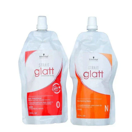 Schwarzkopf Professional Strait Glatt Hair Straightening Cream (1) - (400ml) - Indicrest Buy at Indicrest