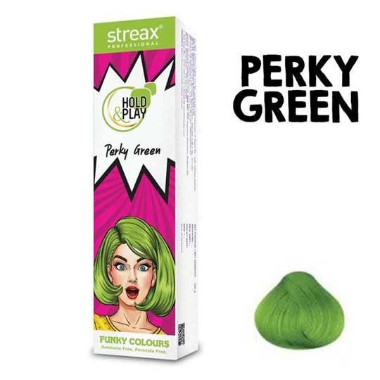 Streax Professional Perky Green Hair Color - Indicrest Buy at Indicrest
