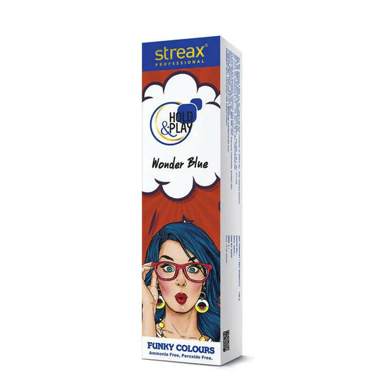 Streax Professional Wonder Blue Hair Color - Indicrest Buy at Indicrest