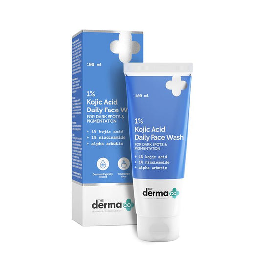 The Derma Co 1% Kojic Acid Daily Face Wash 100ml - Indicrest Buy at Indicrest