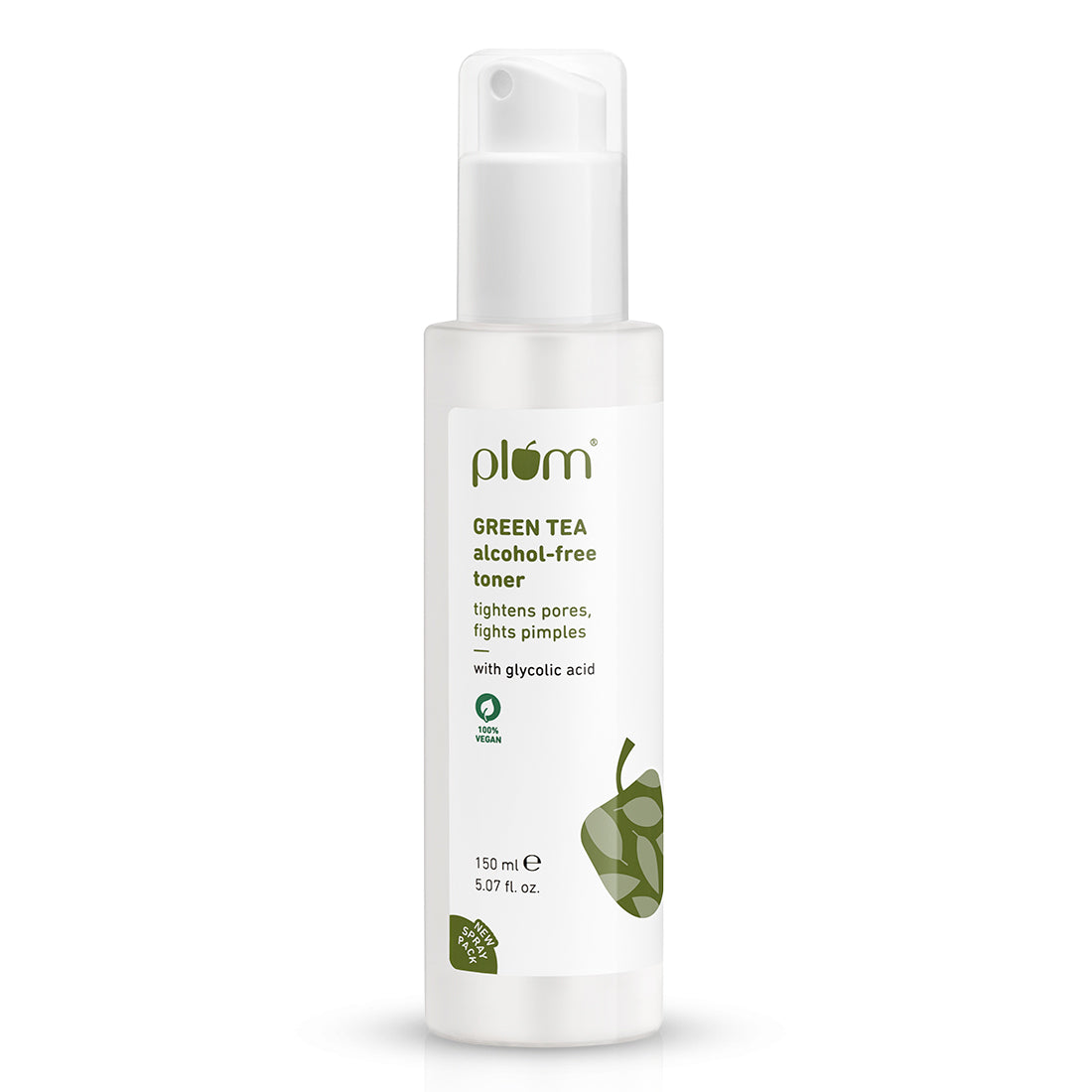 Plum Green Tea Alcohol-Free, Pore Tightening Face Toner | Tightens Pores | Non-Comedogenic | Dermat-Tested, 150ml