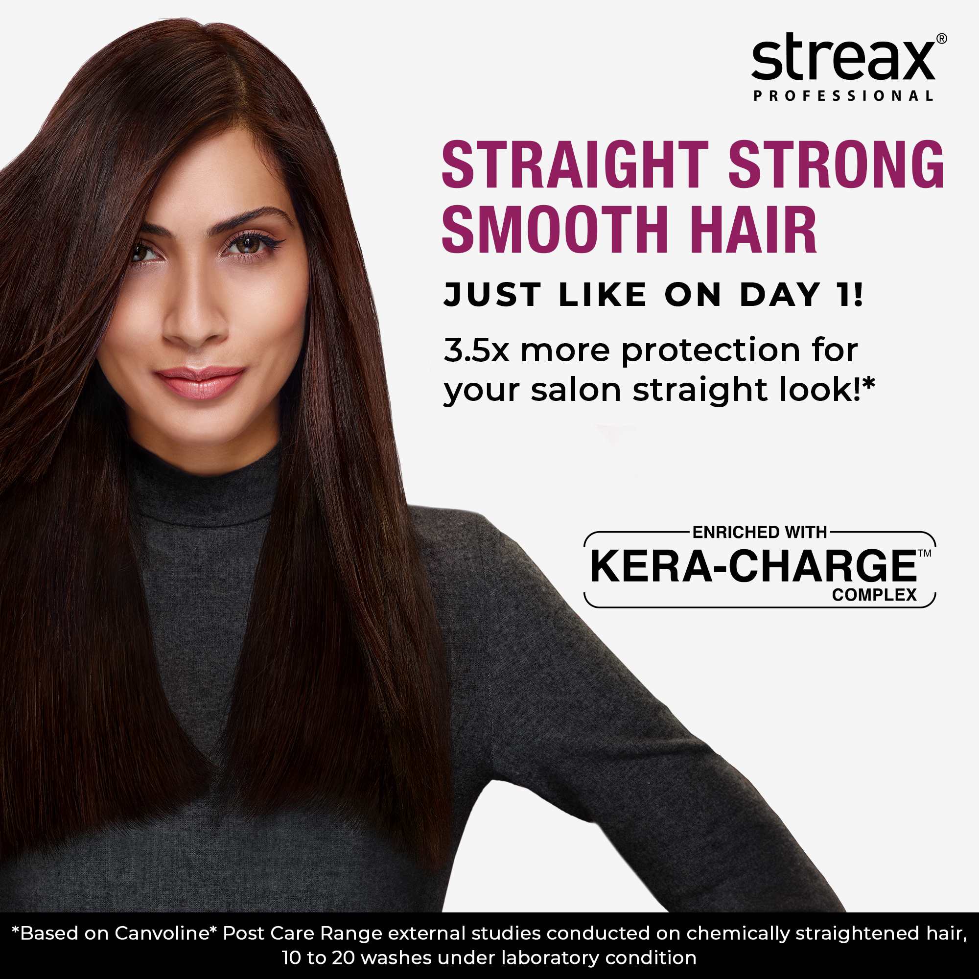Streax Professional Canvoline Conditioner With Kera-Charge & Baobab Oil, 1400g Buy at Indicrest Image 2