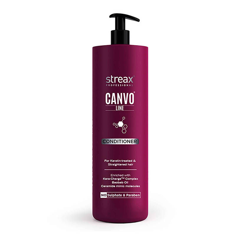 Streax Professional Canvoline Conditioner With Kera-Charge & Baobab Oil, 1400g Buy at Indicrest Image 8