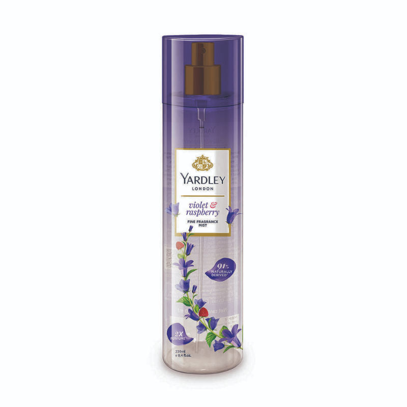 Yardley London Violet & Raspberry Fine Fragrance Mist, 250ml Buy at Indicrest Image 2
