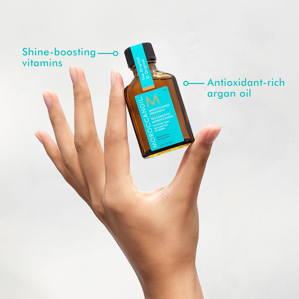Moroccanoil Treatment Original Hair Oil | Argan Oil | Boosts Shine, Smoothness, Nourishes for All Hair, 25ml