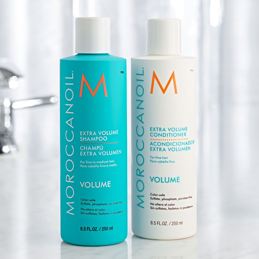Moroccanoil Extra Volume Conditioner for Fine Hair | Argan Oil & Linden Bud | Adds Volume & Shine, 250ml