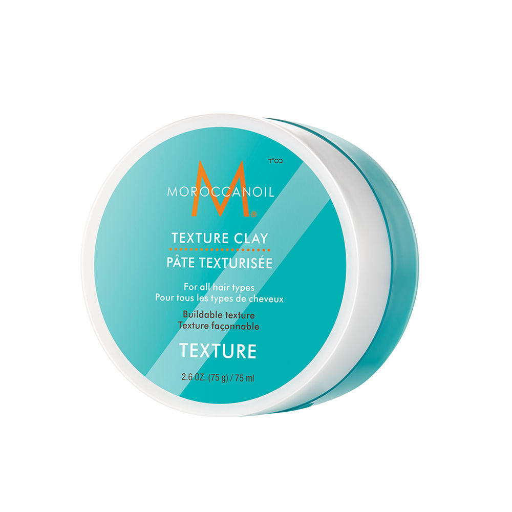 Moroccanoil Texture Clay | Argan Oil + Bentonite | Defines & Controls Frizz for All Hair Types, 75ml