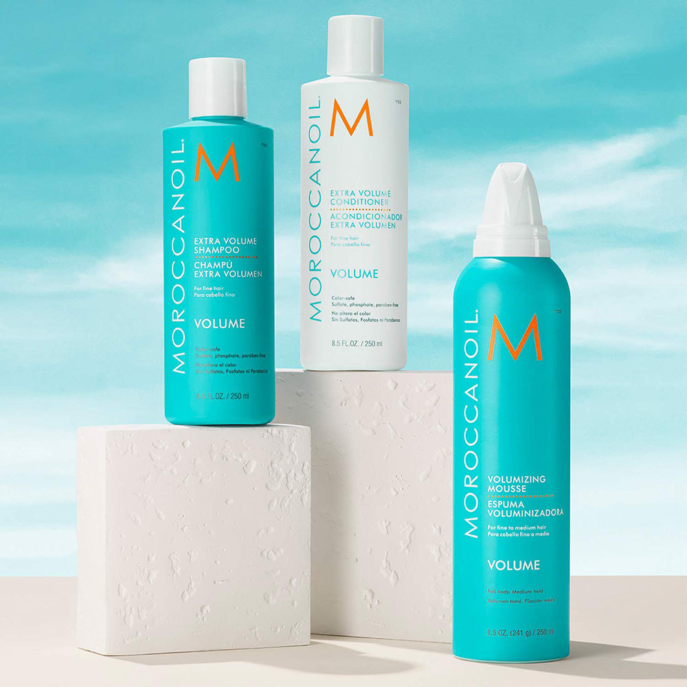 Moroccanoil Extra Volume Shampoo | Argan Oil & Linden Bud | Boosts Shine & Volume For Fine, Limp Hair, 250ml