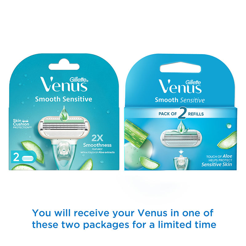 Gillette Venus Glide Strip With Aloe Extracts 2 Refills Buy at Indicrest Image 2