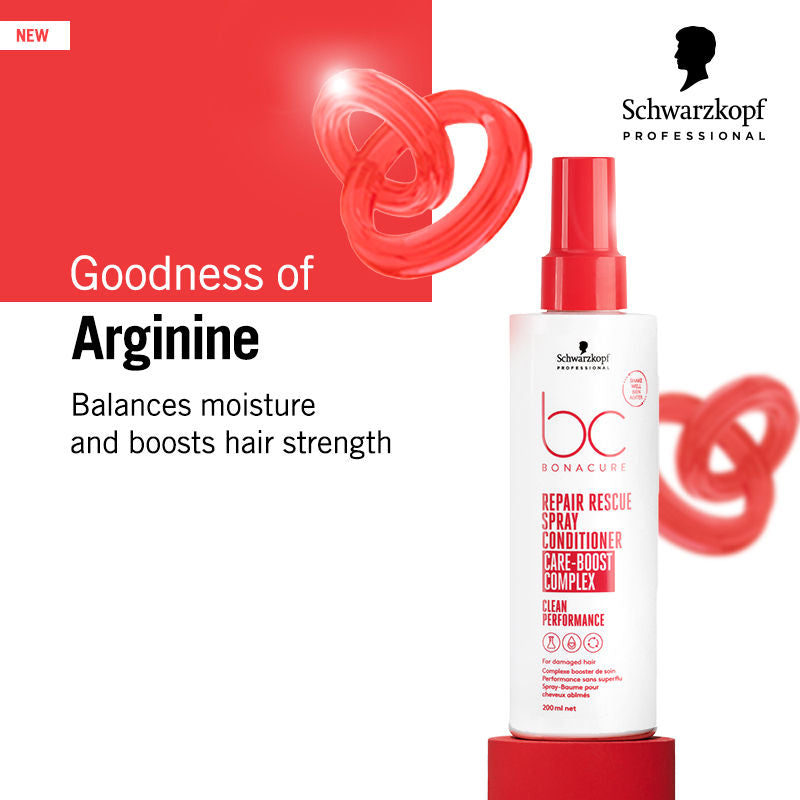 Schwarzkopf Professional Bonacure Repair Rescue Spray Conditioner With Arginine, 200ml Buy at Indicrest Image 6