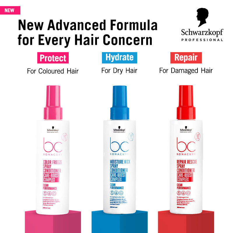 Schwarzkopf Professional Bonacure Color Freeze Spray Conditioner pH 4.5, 200ml Buy at Indicrest Image 9