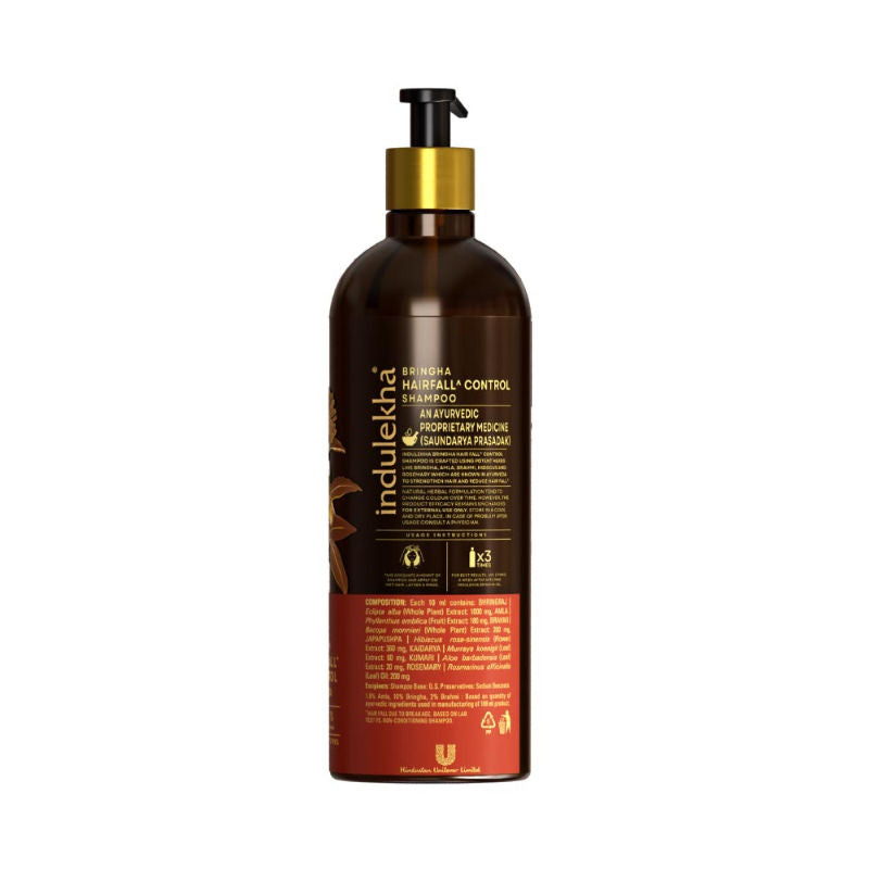Indulekha Bringha Shampoo for Hair Fall Control with Amla Shikakai for Men & Women, 200ml Buy at Indicrest Image 9