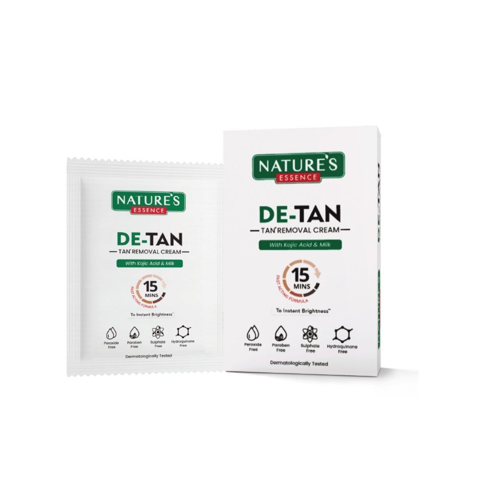 Nature's Essence De-Tan Tan Removal Cream with Kojic Acid & Milk (Pack of 6), 60g Buy at Indicrest Image 7