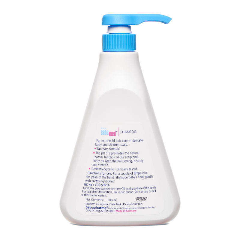 Sebamed Baby Shampoo, PH 5.5, Camomile, Natural Moisturisers, No Tears Formula, For Delicate Scalp, 500ml Buy at Indicrest Image 3