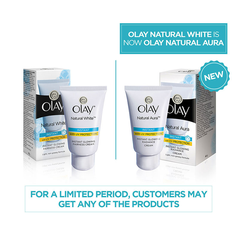 Olay tural Aura Instant Glowing Radiance Cream With Niacimide, 40g Buy at Indicrest Image 6