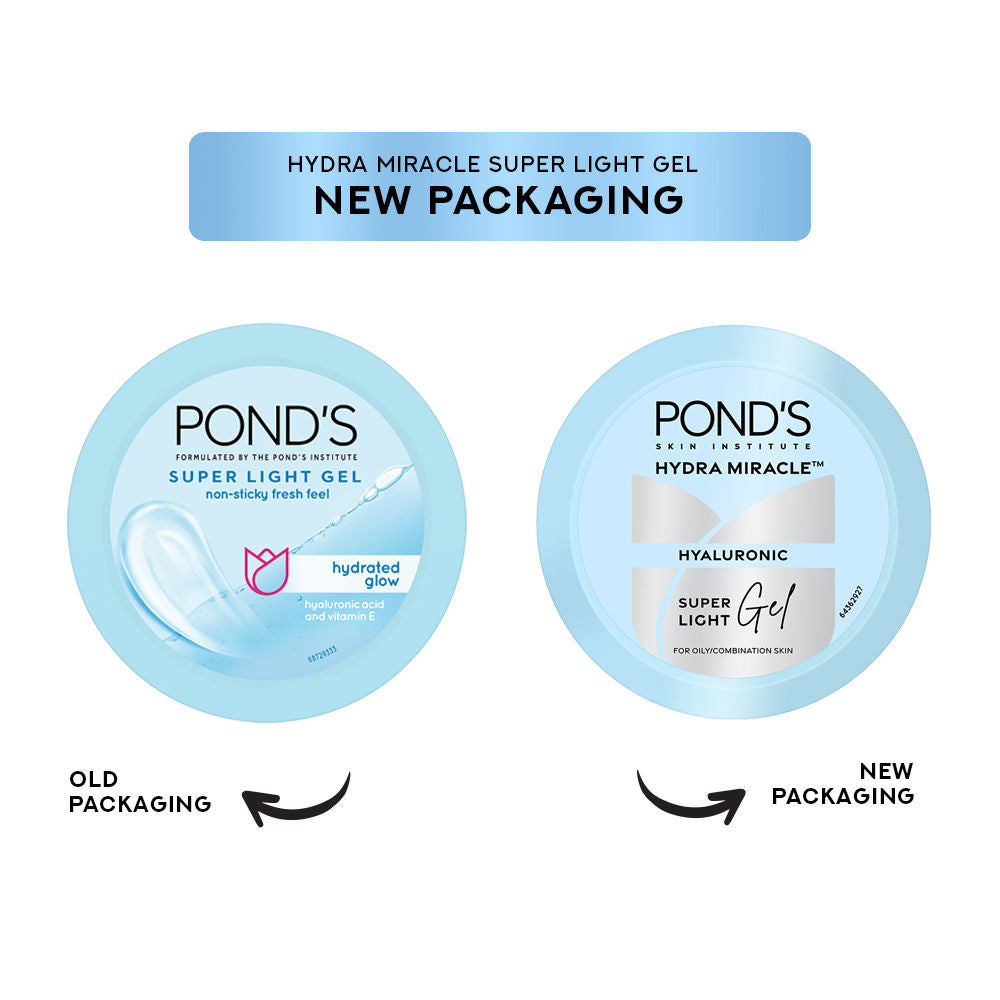 Pond’s Super Light Gel Oil Free Moisturiser With Hyaluronic Acid + Vitamin E, 200 ml Each (Pack of 2) Combo Buy at Indicrest Image 11
