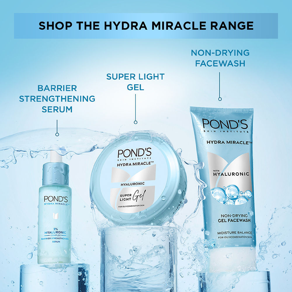 Pond’s Super Light Gel Oil Free Moisturiser With Hyaluronic Acid + Vitamin E, 200 ml Each (Pack of 2) Combo Buy at Indicrest Image 9