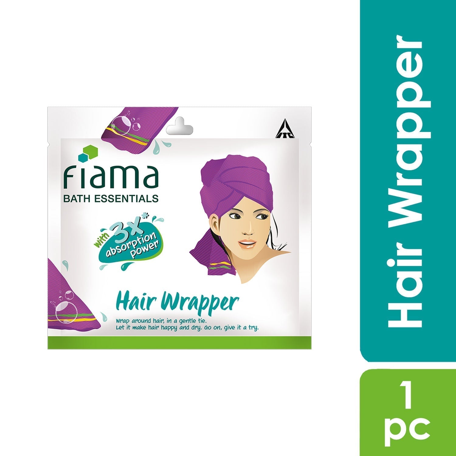 Fiama Bath Essentials Hair Wrapper Buy at Indicrest Image 2