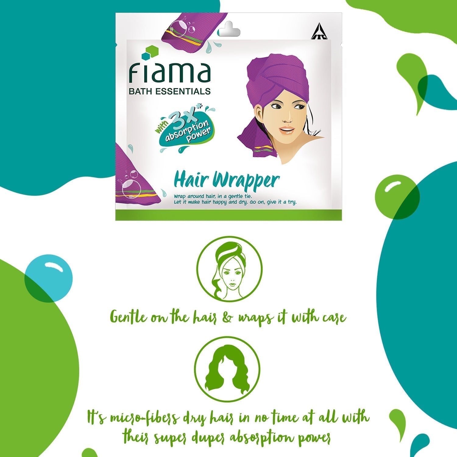 Fiama Bath Essentials Hair Wrapper Buy at Indicrest Image 5