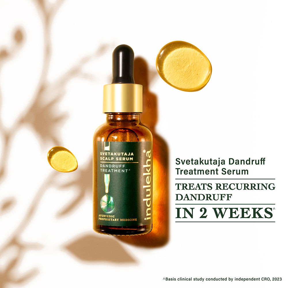 Indulekha Svetakutuja Dandruff Treatment Scalp Serum, 30ml Buy at Indicrest Image 2