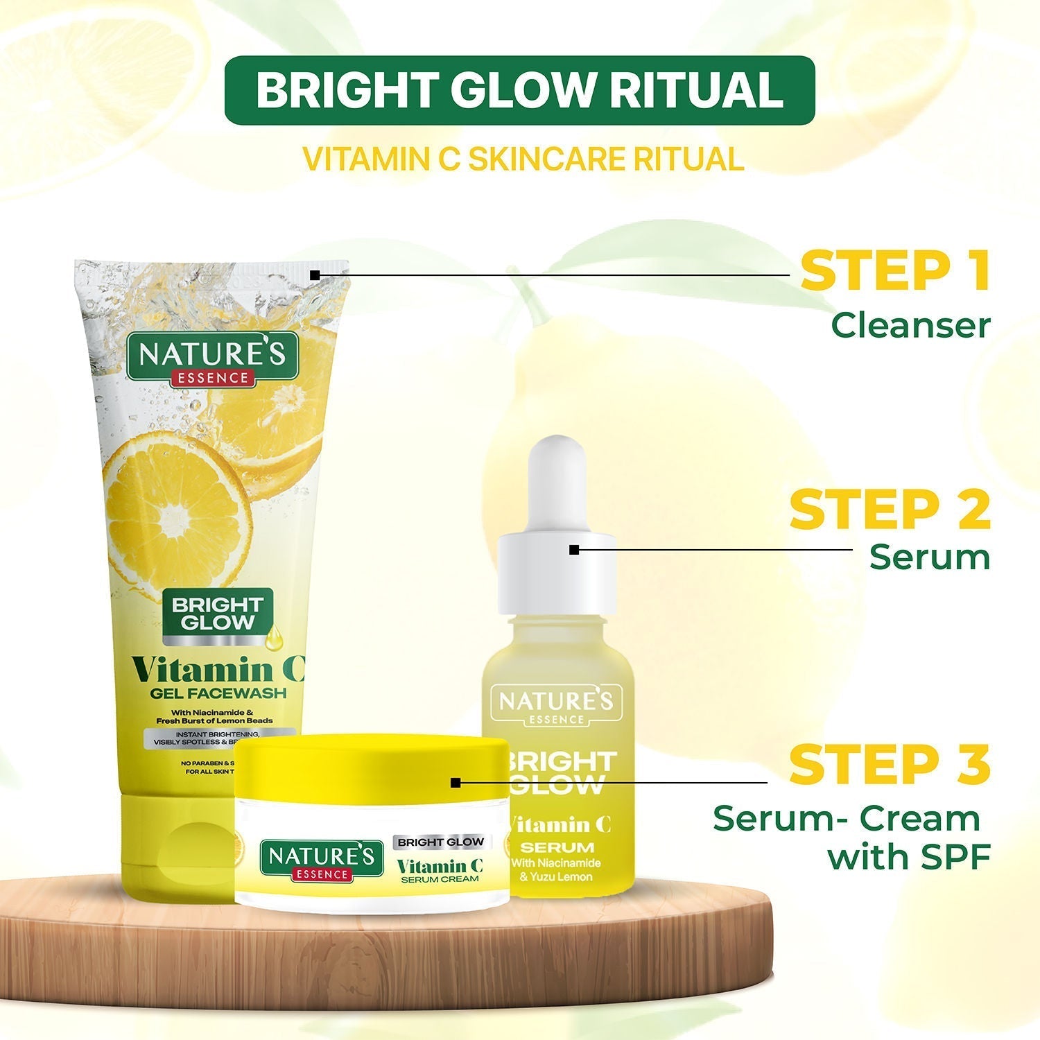 Nature's Essence Bright Glow Vitamin C Gel Facewash, 50g Buy at Indicrest Image 6