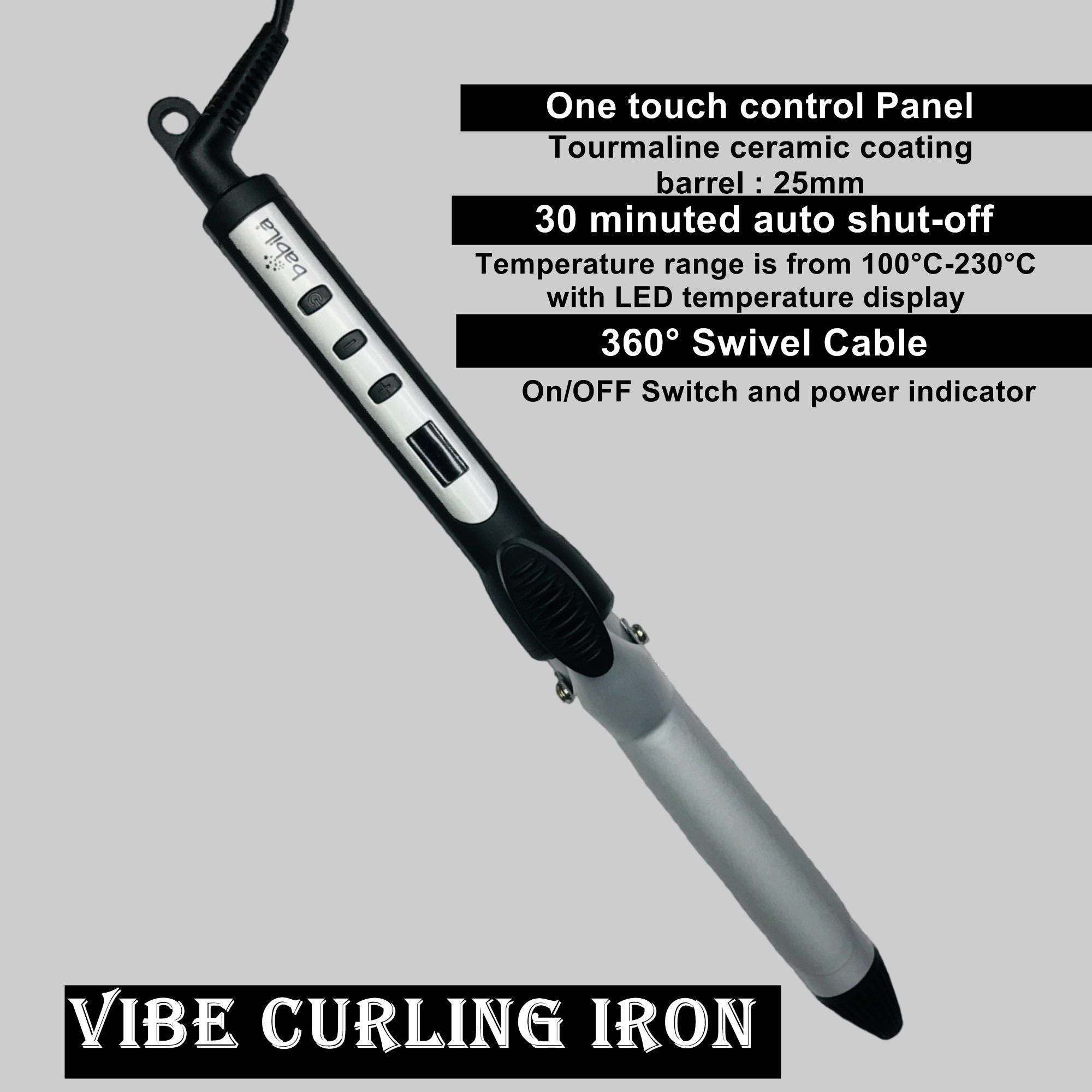 Babila VIBE Curling Iron-BHC-E23, 220g Buy at Indicrest Image 4