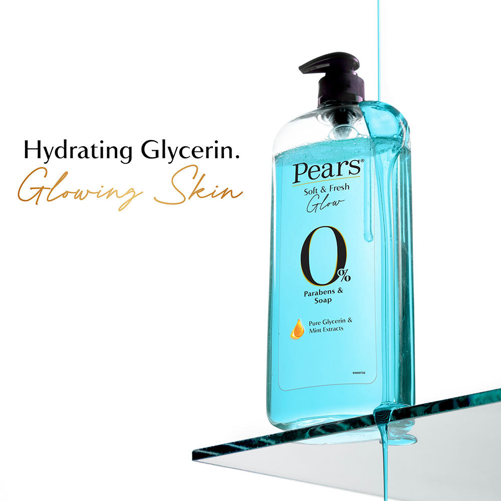 Pears Soft and Fresh Body Wash Paraben Free Shower Gel with Mint Extracts, 250ml Buy at Indicrest Image 2