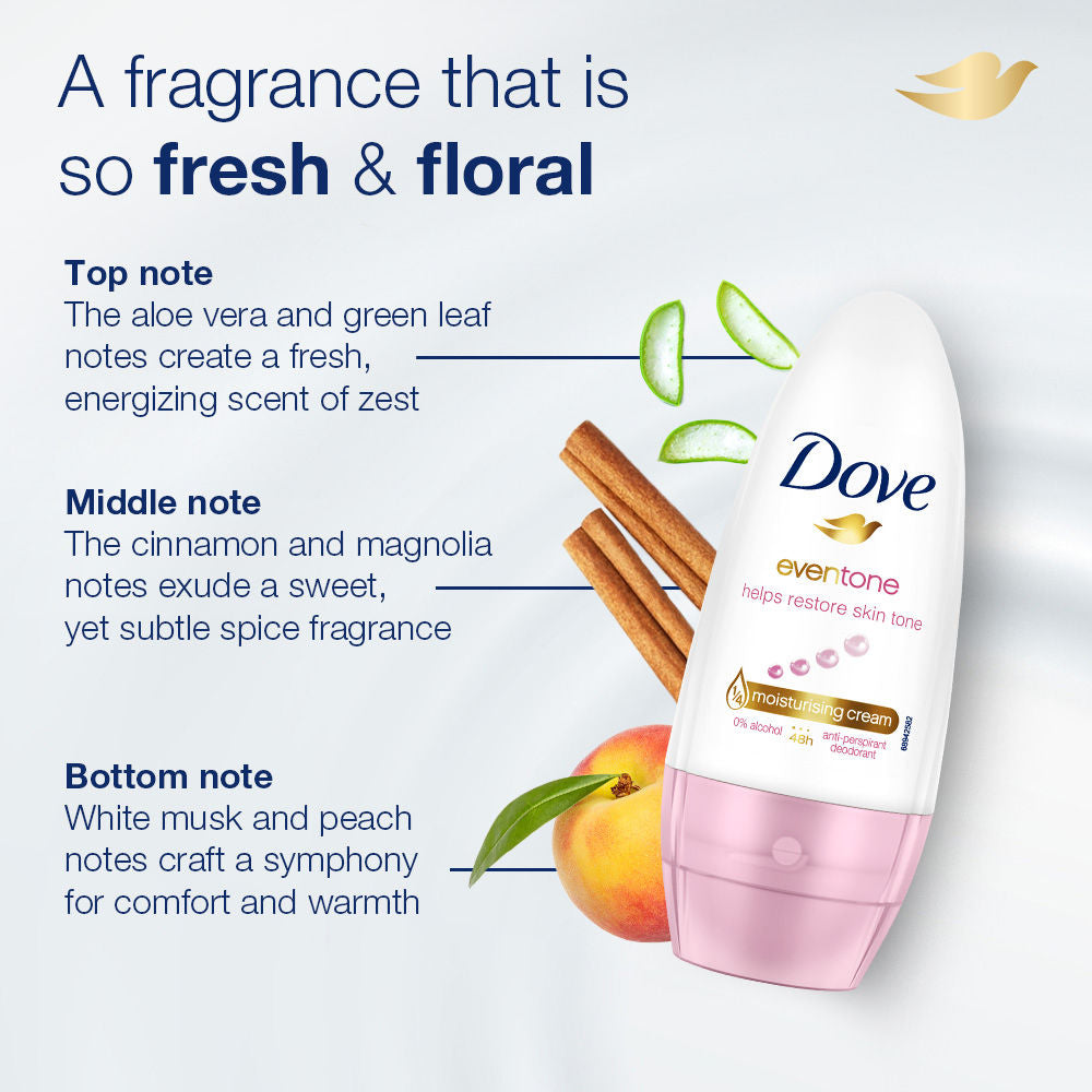 Dove Eventone Roll On (Pack of 2), 100ml Buy at Indicrest Image 9