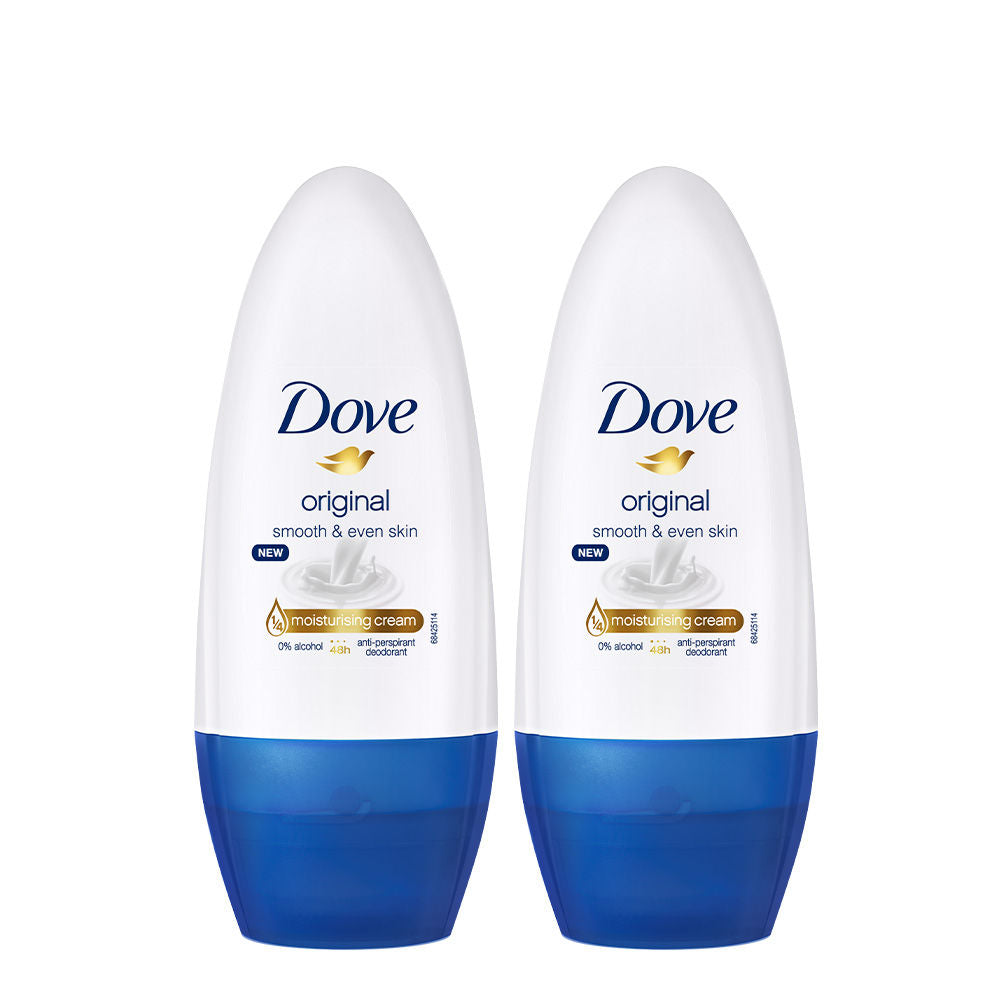 Dove Original Deodorant Roll On (Pack of 2), 100ml Buy at Indicrest