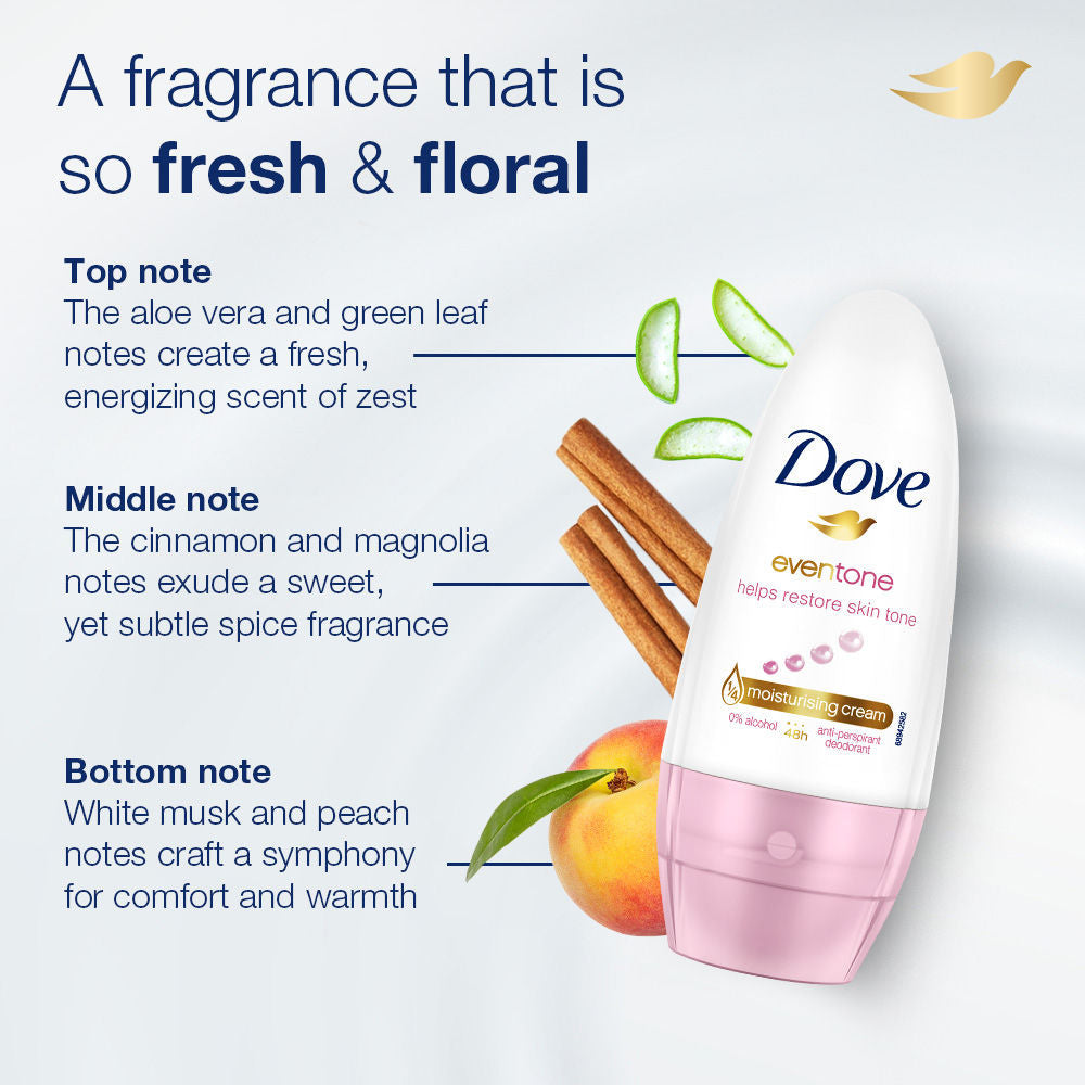 Dove Eventone Deodorant Roll On (Pack Of 3), 150ml Buy at Indicrest Image 8