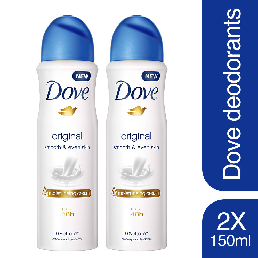 Dove Original Deodorant (Pack of 2), 300ml Buy at Indicrest Image 2