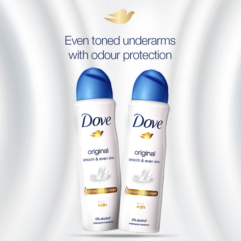 Dove Original Deodorant (Pack of 2), 300ml Buy at Indicrest Image 4