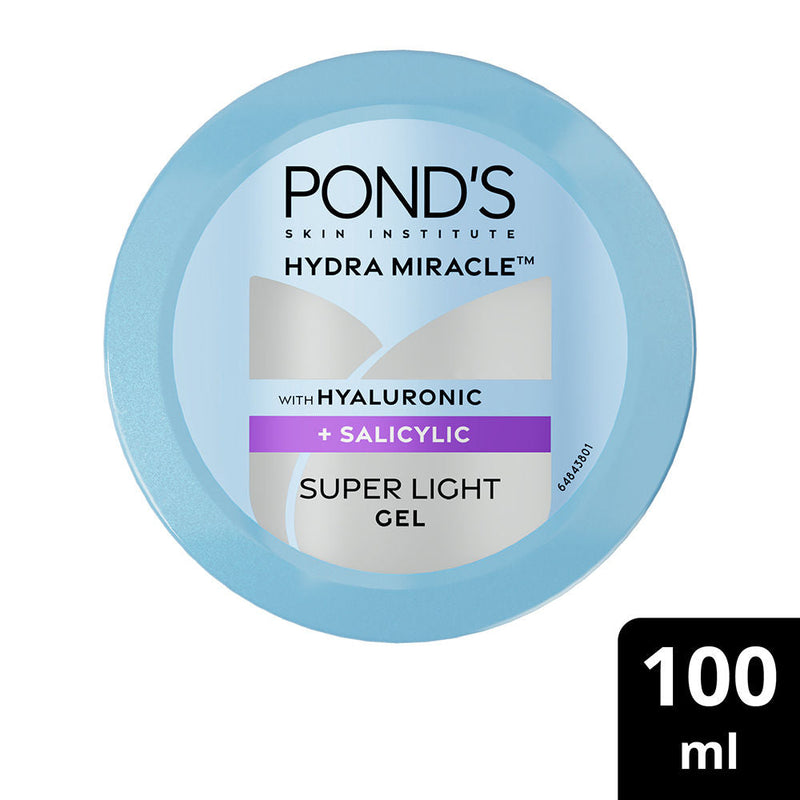 Pond’s Hydra Miracle Super Light Gel With Hyaluronic Acid & Salicylic, 100ml Buy at Indicrest