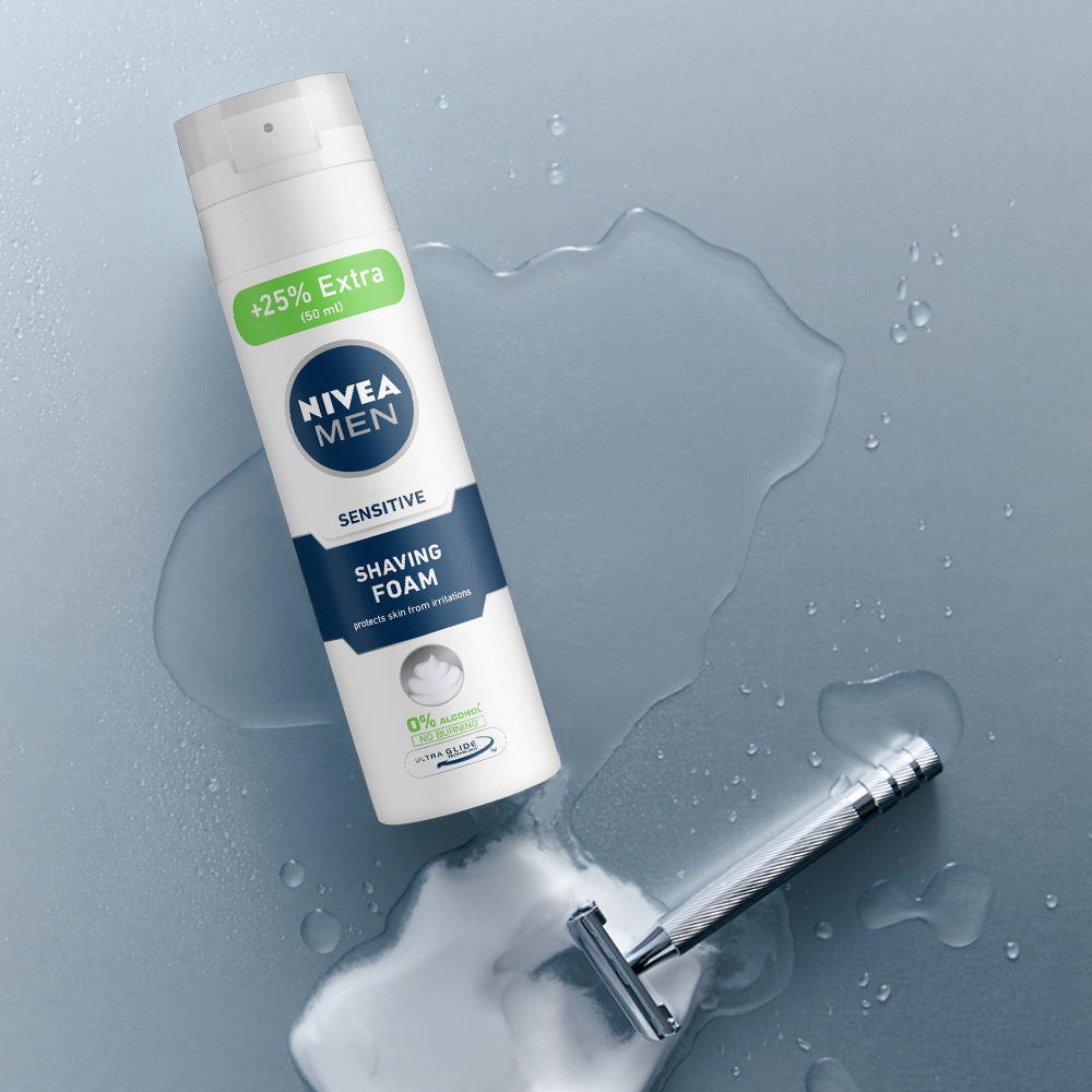 Nivea MEN Shaving - Sensitive Shaving Foam, 250ml Buy at Indicrest Image 4