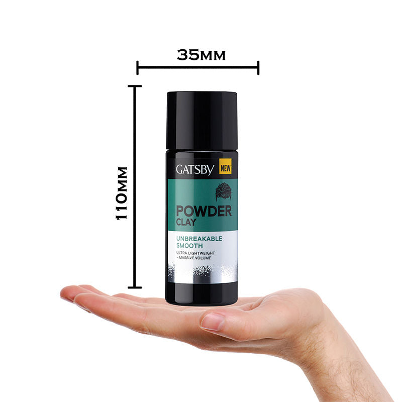 Gatsby Unbreakable Smooth Powder Clay, 20g Buy at Indicrest Image 4