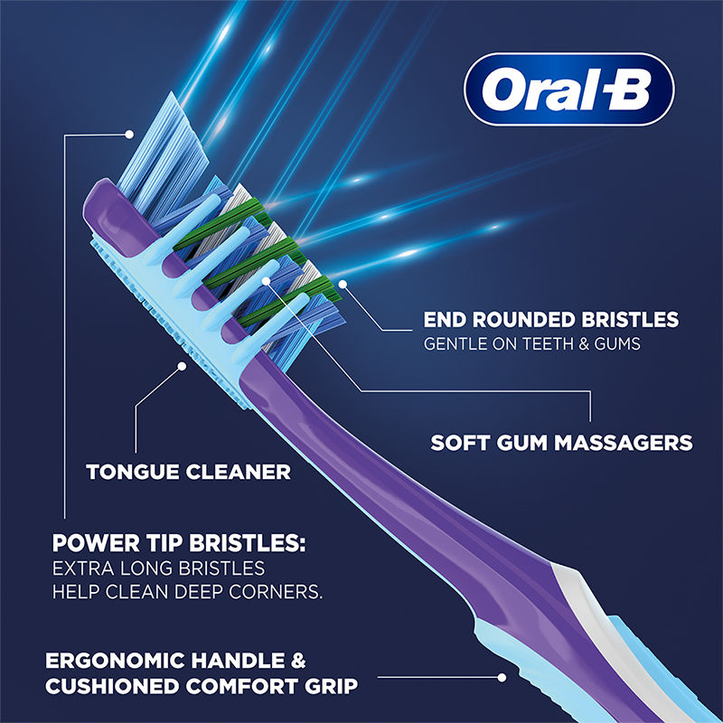 Oral-B Criss Cross Gum Care Toothbrush (Buy 2 Get 2 Free, Soft) Buy at Indicrest Image 7