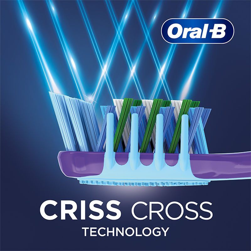 Oral-B Criss Cross Gum Care Toothbrush (Buy 2 Get 2 Free, Medium) Buy at Indicrest Image 2
