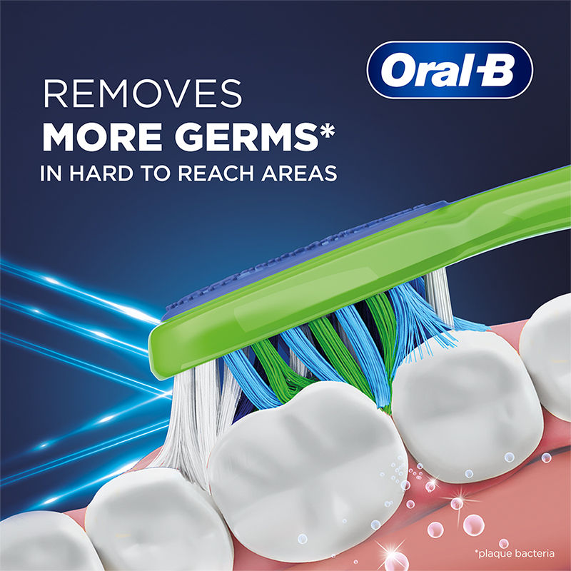 Oral-B Criss Cross Toothbrush (Buy 2 Get 2 Free, Medium) Buy at Indicrest Image 8