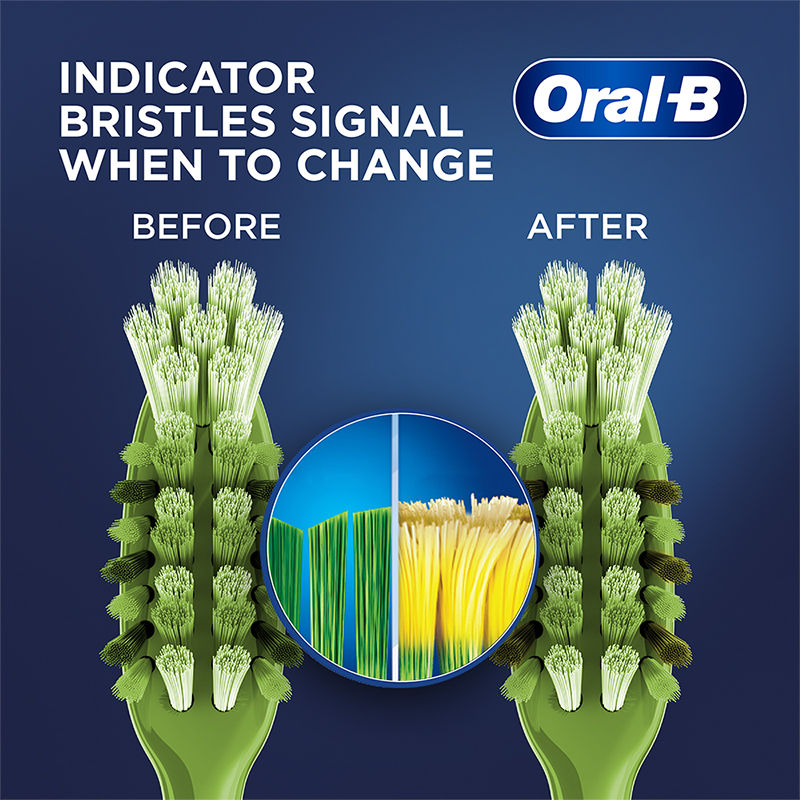 Oral-B Criss Cross Toothbrush with Neem Extract - Medium (Buy 2 Get 2 Free) Buy at Indicrest Image 6