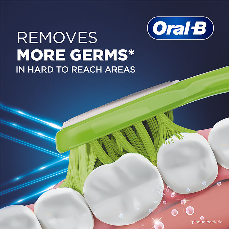 Oral-B Criss Cross Toothbrush with Neem Extract - Soft (Buy 2 Get 2 Free) Buy at Indicrest Image 8