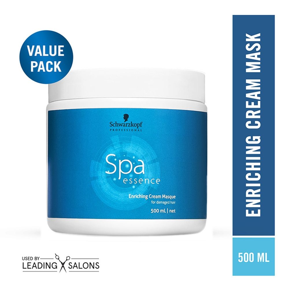 Schwarzkopf Professional SPA Essence Enriching Cream Masque For Damaged Hair, 500ml Buy at Indicrest